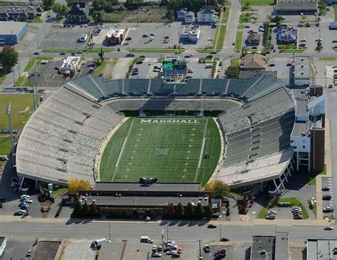 West Virginia...My Home State... | Stadium architecture, Marshall university football, Marshall ...