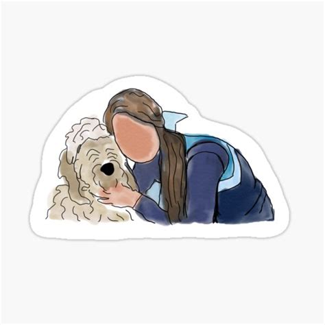 "Hailey" Sticker for Sale by brieschmidt | Redbubble