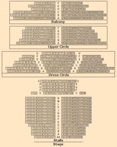 Apollo Theatre Seating Plan - Theater Seating Chart