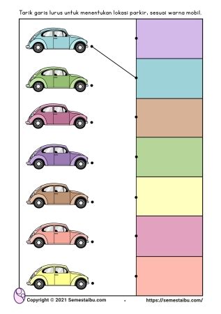 Mengenal Warna Kognitif Lembar Kerja Anak Tk Paud - Riset