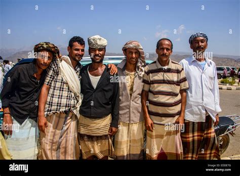 Yemenite men, Hadibu, island of Socotra, Yemen Stock Photo - Alamy