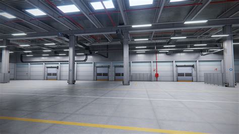 Factory/Warehouse Interior Modular Pack in Environments - UE Marketplace