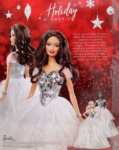 2021 Holiday Barbie Brunette (GXL20) - Toy Sisters