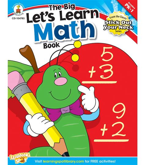 The Big Let’s Learn Math Book Resource Book Grade PK-1 | Carson-Dellosa ...