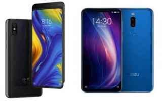 Xiaomi aggiorna il Mi Mi3 col 5G, mentre Meizu porta in Italia il mediogamma X8 (Smartphone)