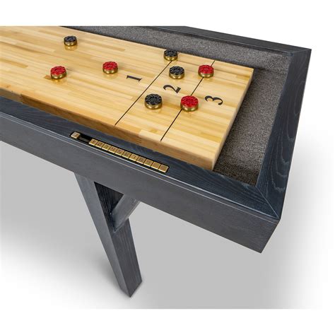 Tyler Charcoal Gray Shuffleboard Table | Presidential Billiards