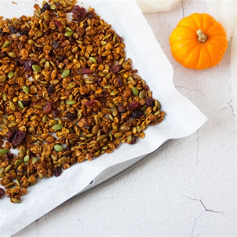 Pumpkin Seed Granola- Easy, Fall Favorite Granola Recipe