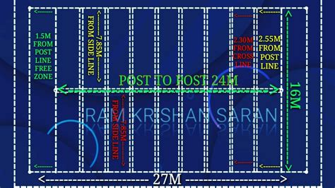 Kho Kho Court Measurement | Kho-Kho | Kho Kho Court Marking | Kho Kho ...