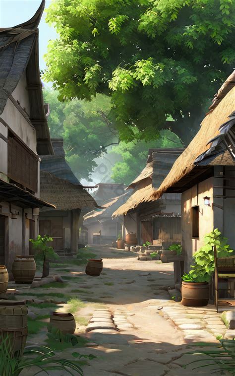 Anime Concept Background Countryside 3D Environment Illustration | JPG ...