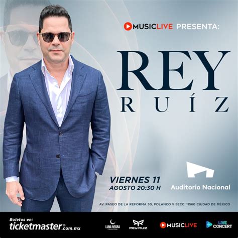 chilango - Rey Ruiz llega a la CDMX con lo mejor de su salsa romántica