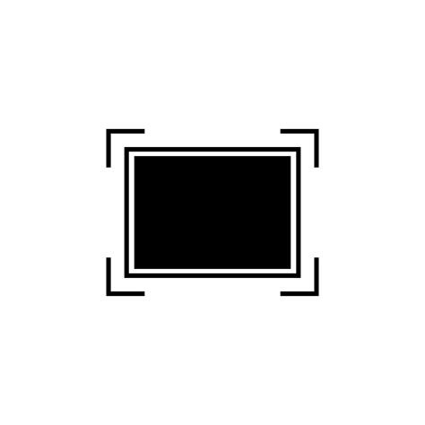 rectangle in corners vector icon illustration 23039705 Vector Art at ...