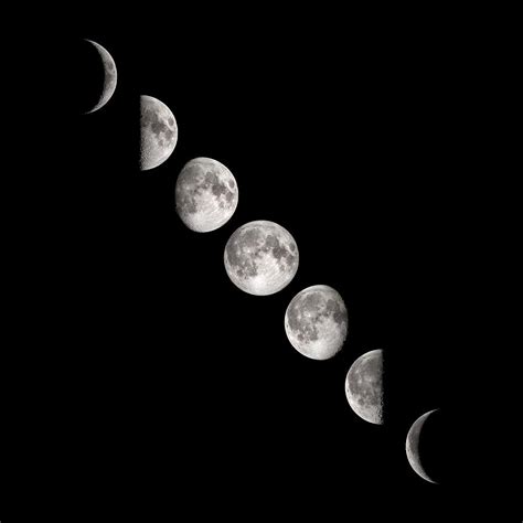 Phases Of The Moon Photograph by Nasa's Scientific Visualization Studio/science Photo Library ...