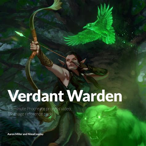 Verdant Warden - Painting an Elf in Procreate