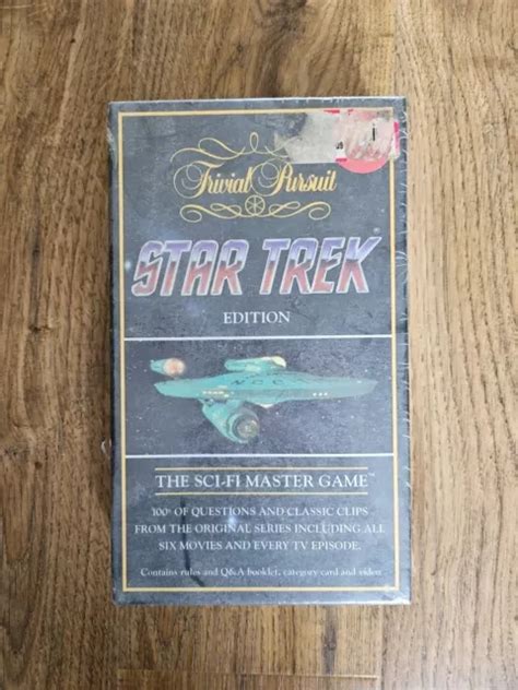 TRIVIAL PURSUIT STAR Trek Edition - VHS Video Version £0.99 - PicClick UK