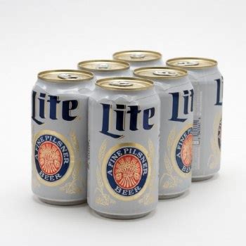 Miller Lite 6pk 12oz Cans - Shenango Beverage