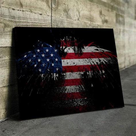 Rustic American Flag Canvas Set - Canvas Freaks