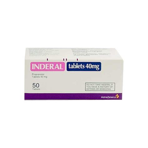 Buy Inderal 40mg Tablets 50S online in Qatar- View Usage, Benefits and ...