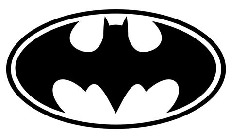 Batman logo coloring pages