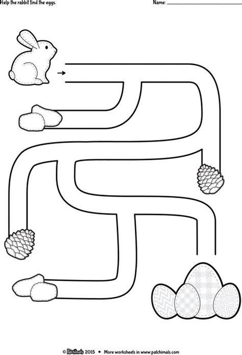 Printable Activities For 4 Year Olds Easy Maze | K5 Worksheets