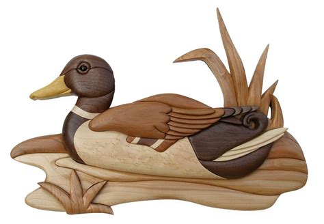 Intarsia Mallard | Intarsia woodworking, Intarsia patterns, Intarsia