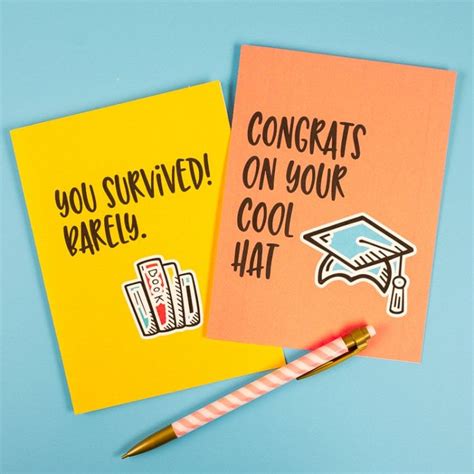 Funny Graduation Cards - Eight Free Printable Cards!