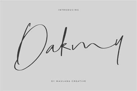 Dakmy Signature Brush Font | Deeezy