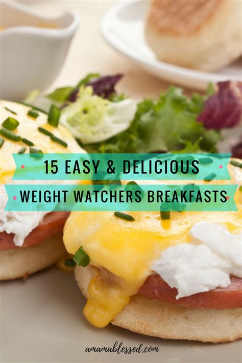 Delicious Weight Watchers™ Breakfast Recipes - A Mama Blessed