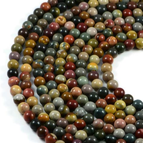 Gemstone Beads|8mm Jasper Beads | AqBeads.Uk