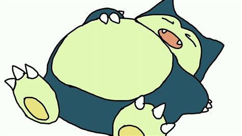 Sleeping Snorlax - YouTube