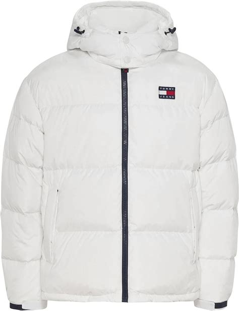 Tommy Hilfiger Removable Hood Alaska Puffer Jacket (DM0DM15445) white Test | ☀️ Angebote ab 224,99