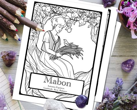 Mabon Coloring Pages