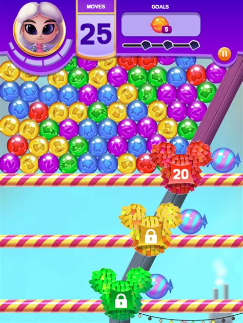 🕹️ Play Disney Bubble Burst Game: Free Online Cartoon Bubble Popping ...