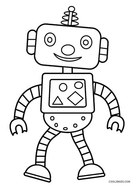 Printable Robot Coloring Pages - Customize and Print