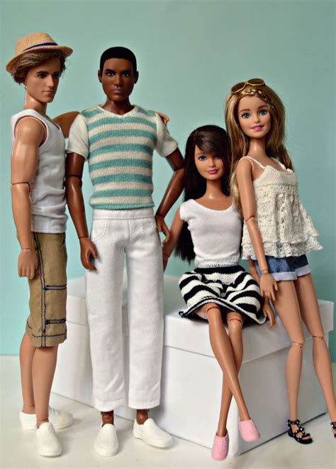 boys and girls | Barbie clothes, Barbie fashion, Barbie family