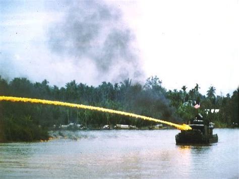 Vietnam War --- River Patrol Boat firing Napalm [960x720] : HistoryPorn