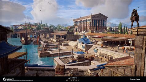 ArtStation - AC Odyssey (Athens), Tristan Faure | Fantasy city, Greece ...