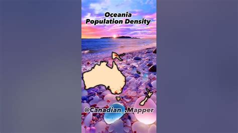 Oceania Population Density - YouTube