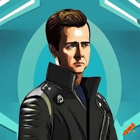 Young edward norton and young adrian brody as captain of starship ...