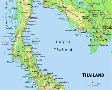 South Of Thailand Map ~ CINEMERGENTE