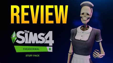 Horrifying! The Sims 4 Paranormal Stuff Gameplay Review - YouTube