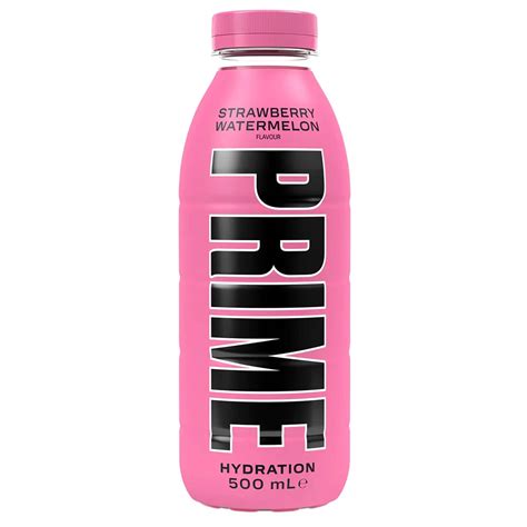 Prime Hydration Strawberry Watermelon 500ml • Snackje