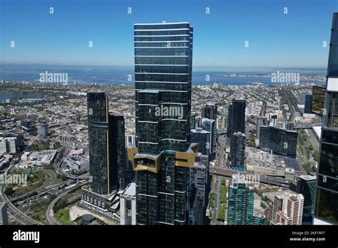 aerial view of Melbourne CBD, high rise buildings Stock Photo - Alamy