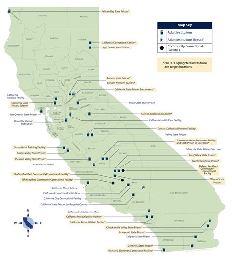 State Prison Map