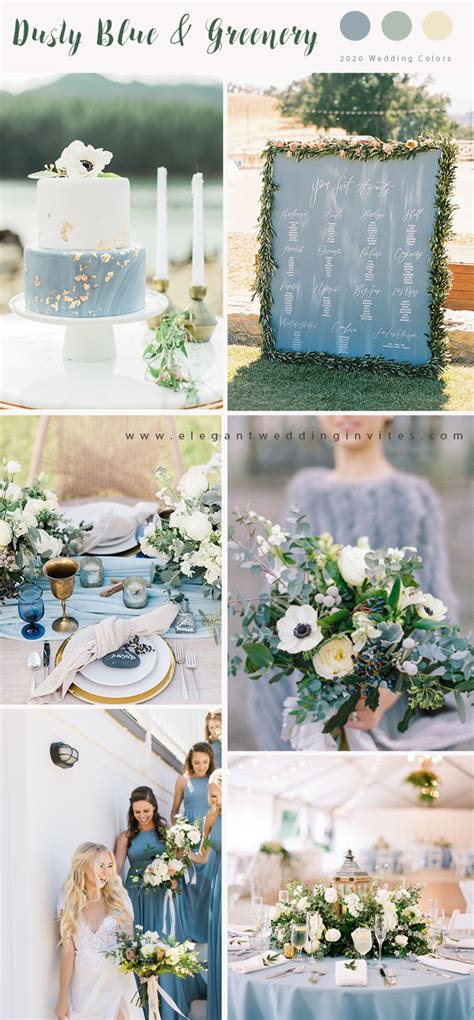 Top 7 Dusty Blue Wedding Color Palette Ideas for 2020 Big Day - Elegantweddinginvites.com Blog