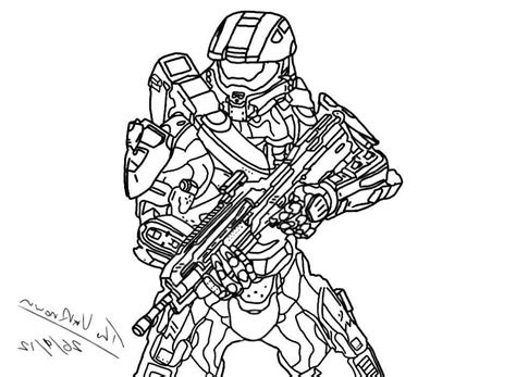 Master Chief Helmet Coloring Pages