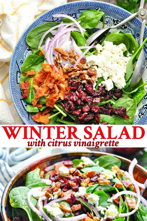 Winter Salad with Citrus Vinaigrette - The Seasoned Mom