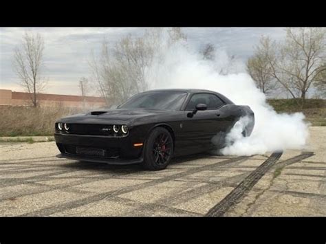 Hellcat Challenger & Hellcat Charger Burnout! - YouTube