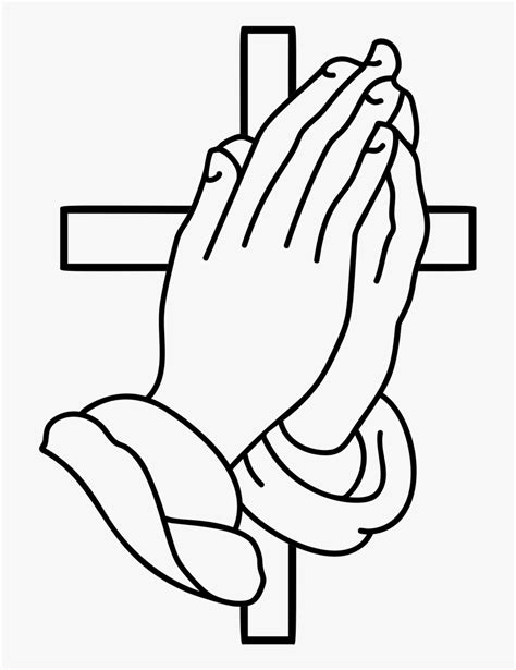 Printable Praying Hands Template