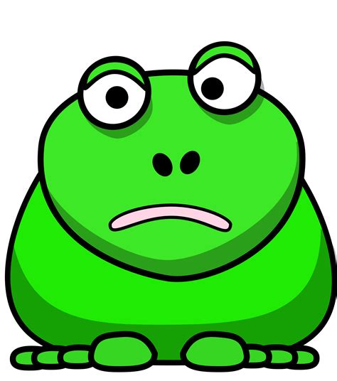 Clipart - Cartoon Frog