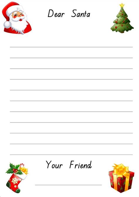 7 best images about FREE santa letters template on Pinterest | Santa letter template, Coloring ...